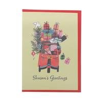 Gambar Christmas Card Kartu Natal Bajaj Kado Hijau Kamalika Artprints dari Kamalika Artprints Kota Administrasi Jakarta Selatan 1 Tokopedia