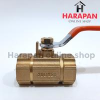 Gambar STOP KRAN KUNINGAN 3/4" - STOP KERAN 3/4 INCH SOLIGEN BALL VALVE 3/4IN dari Harapan onlineshop Kota Administrasi Jakarta Timur 1 Tokopedia