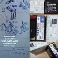 Gambar A0009829608 Accu/Aki Starter Aux battery Mercedes W166,W221,W212 MBori dari YH part Kota Administrasi Jakarta Selatan 1 Tokopedia