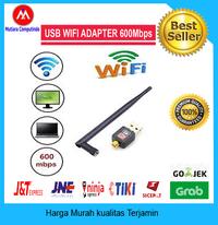 Gambar USB WIFI 600Mbps Plus ANTENA Wireless Adaptor 802.IIN FULL SPEED dari Mutiara Computindo Kab. Bekasi 3 Tokopedia