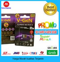 Gambar Memory Card Micro SD V-Gen 32GB TURBO SERIES Class 10 Class ORIGINAL dari Mutiara Computindo Kab. Bekasi 2 Tokopedia