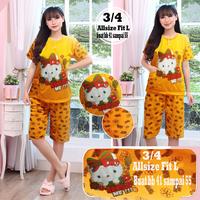 Gambar BAJU TIDUR WANIT CELANA 3/4 ALL SIZE FIT L/ BABY DOLL /TERMURAH dari LOOK LOOK Jakarta Barat 1 Tokopedia