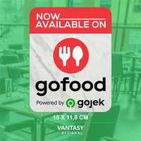 Gambar Stiker Vynil Gofood Murah dari Desain Vantasy Kota Surakarta 1 Tokopedia