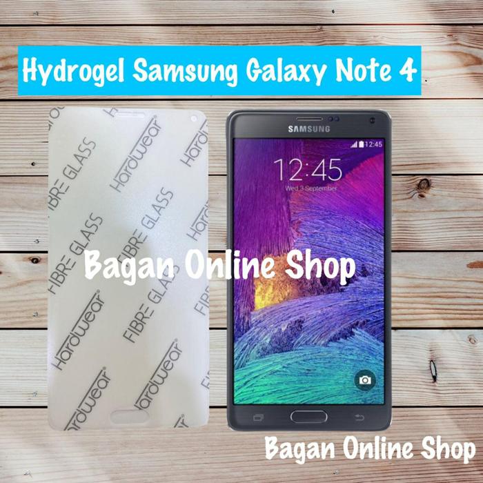 Gambar Samsung Galaxy Note 4 Hydrogel Full Screen Protector Anti Gores dari Threeus 998 Kota Tangerang Tokopedia