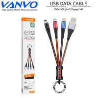Gambar Kabel Data Vanvo 3 In 1 (micro/type C/lightning) KDVBN-512 dari Destiny Computer Kota Palembang 1 Tokopedia