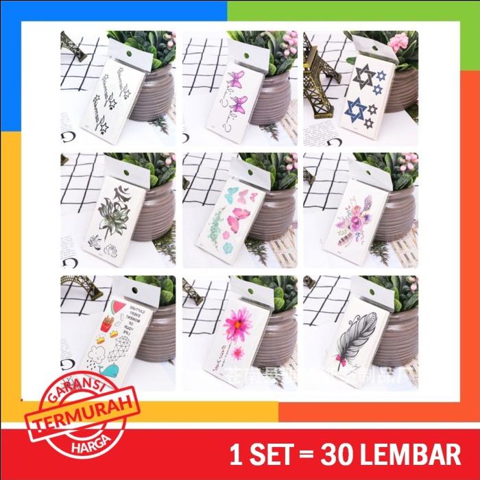 Gambar [HARGA UNTUK 30 PCS/SET] STIKER TATTO / FAKE TATTO / TEMPORARY TATTO / dari keiko collection Kota Tangerang Tokopedia