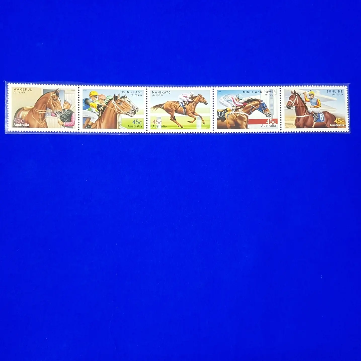 Perangko/Prangko AUSTRALIA. 2002. PACUAN KUDA. Set lengkap