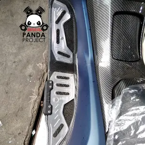 Karpet Bordes Pijakan Kaki All New Nmax-155 2020 CNC "BLACK DIAMOND"