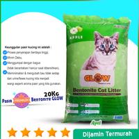 Gambar Pasir kucing gumpal wangi GLOW cat litter 20kg Bentonite - Apel dari AL Petshop Kemang Jakarta Timur 2 Tokopedia