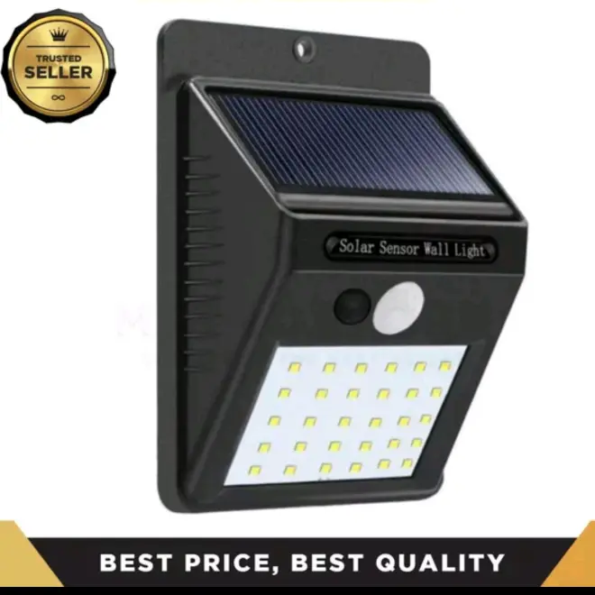 Lampu Taman Tembok Dinding Sensor Tenaga Surya Matahari Outdor Tembok 0