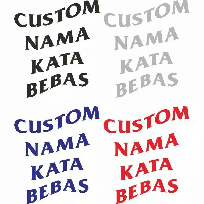 stiker harta tahta wanita custom sticker ajarin dong bang jago costum