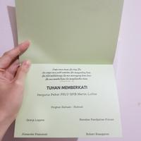Gambar Custom set kartu dengan amplop kalkir ukuran besar dari Toko Swarovski Kota Administrasi Jakarta Selatan 3 Tokopedia