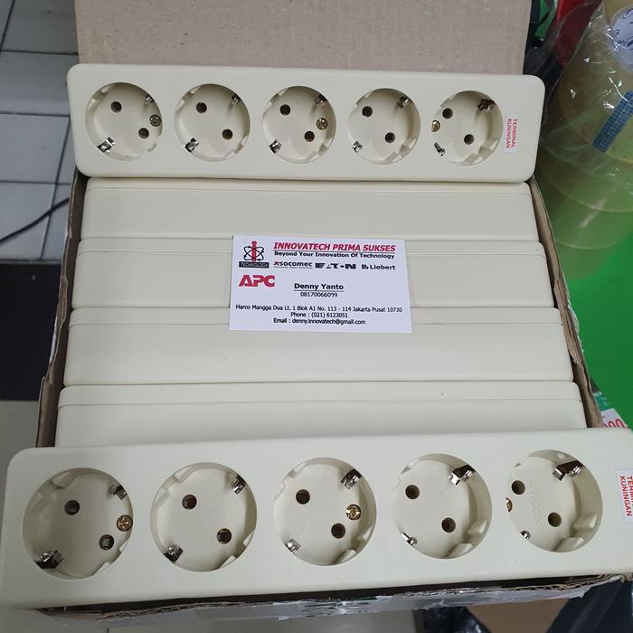 Gambar UTICON Colokan 6Soket ST168 stop kontak stopkontak terminal dari Innovatech Official Kota Administrasi Jakarta Pusat Tokopedia
