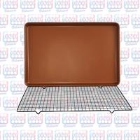 Gambar Loyang Kue Large Cookie FULL COPPER LUXURY With Rack 44,5 X 30 X 2,8CM dari Alatmasakindonesia Kab. Bandung Barat 4 Tokopedia