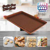 Gambar Loyang Kue Large Cookie FULL COPPER LUXURY With Rack 44,5 X 30 X 2,8CM dari Alatmasakindonesia Kab. Bandung Barat 2 Tokopedia