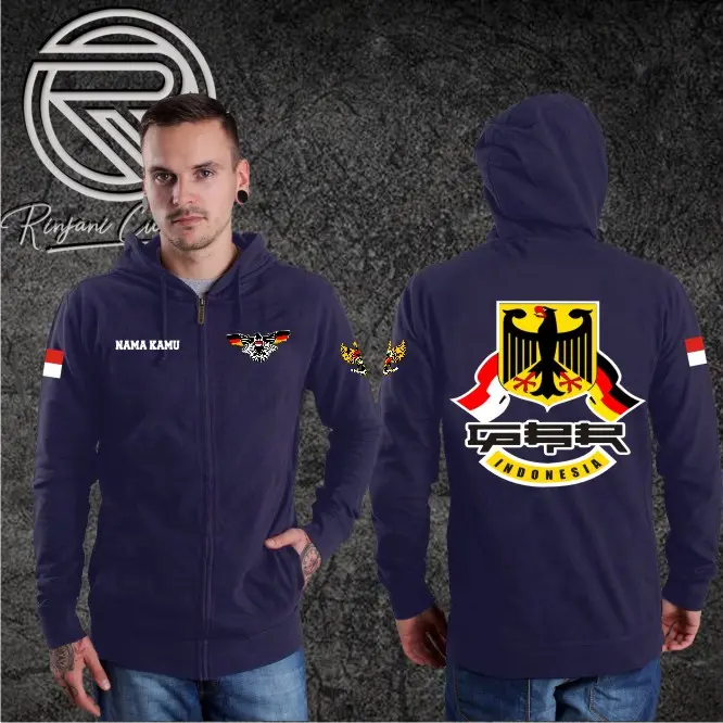 JAKET GBR INDONESIA HOODIE GBR INDONESIA BISA PAKE NAMA JAKET CUSTOM 1