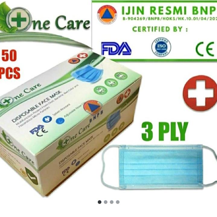 masker 3 ply 50 pcs