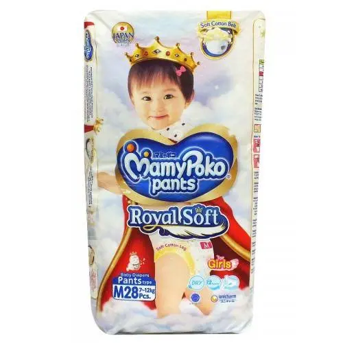 mamypoko royal soft pant m28 girl