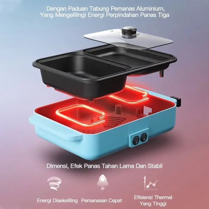 BBQ GRILL EJ / ELECTRIK GRILL PAN 2 IN 1 4