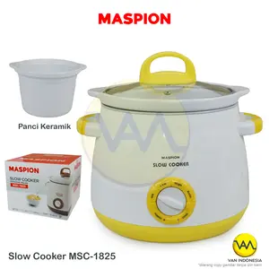 MASPION Slow Rice Cooker 2.5L MSC 1825 Penanak Nasi Bayi Garansi Resmi