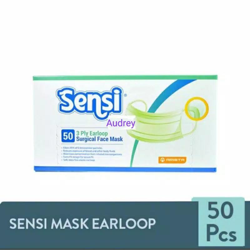 sensi mask earloop isi 50 ~ Masker Sensi