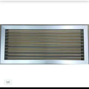 return air grill 4x 31 cm daun hidup aluminium polos