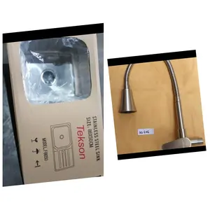 Bak cuci piring stainless 86x50 komplit kran angsa terompet