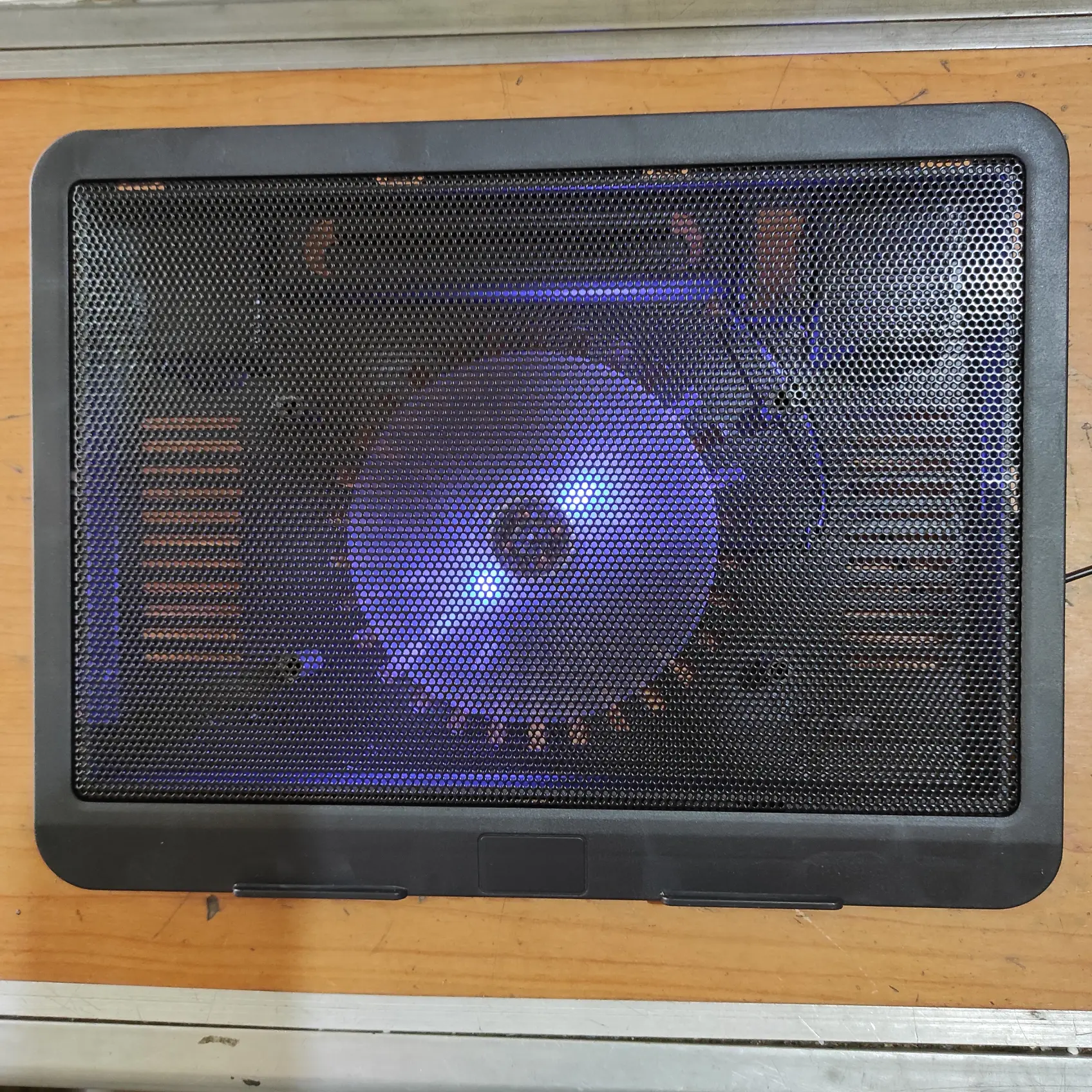 Kipas Laptop Cooling Pad N191 Blue 1 Fan