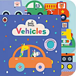 Baby Touch: Vehicles Tab Book (HC) - LEMON RIBBON STUDIO