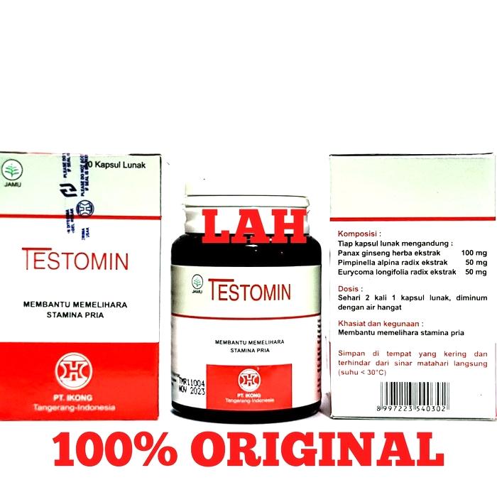 Testomin H3 - Obat Penambah Hormon Pria / Wanita