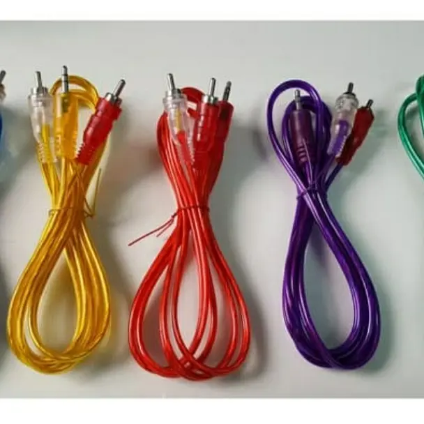 kabel rca 2 in 1/ audio handphone