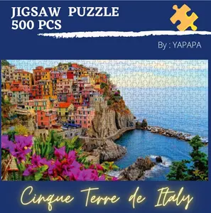 Jigsaw Puzzle 500 pcs - CINQUE TERRE ITALY - adult paper puzzle dewasa