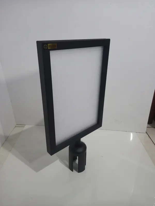 Sign Board FRAME A4 Potrait Signage stainless papan tiang antrian 2
