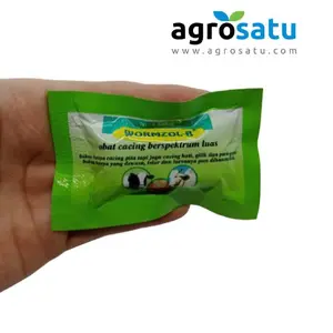 Obat Cacing Sapi Kerbau Wormzol B Medion - 1 Bolus Albendazole 1500mg