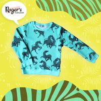 Gambar Rugers By Kayamani - Sweater Top Kids - Zebra tosca - 4-5 tahun dari Rugers By Kayamani Kota Tangerang Selatan 1 Tokopedia