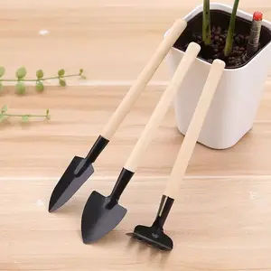 Gardening tools set sekop cangkul garpu mini 3in1 kebun sukulen kaktus
