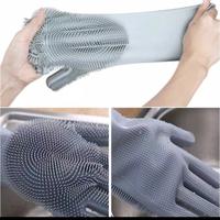 Gambar Sarung Tangan Cuci Piring Magic Silicone Cleaning Gloves Anti Panas dari Kurenza Store Kota Administrasi Jakarta Selatan 5 Tokopedia