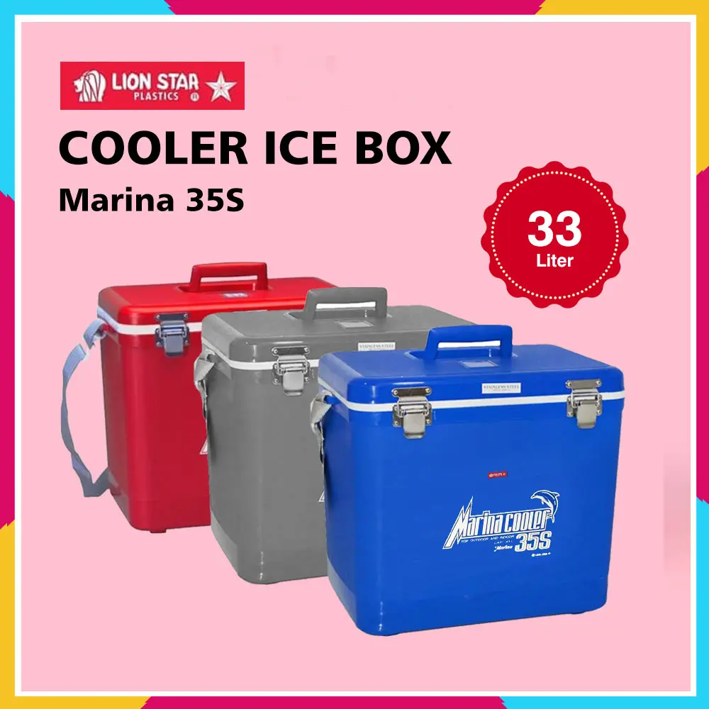 LION STAR Marina Cooler 35S Box Ice Kotak Tempat Es 33 Lt