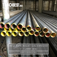 Gambar Besi Pipa Bulat Galvanized 1" tebal 1.2mm (kn) dari Teguh tokobesi Kota Bandung 1 Tokopedia