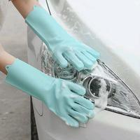 Gambar Sarung Tangan Cuci Piring Magic Silicone Cleaning Gloves Anti Panas dari Kurenza Store Kota Administrasi Jakarta Selatan 1 Tokopedia