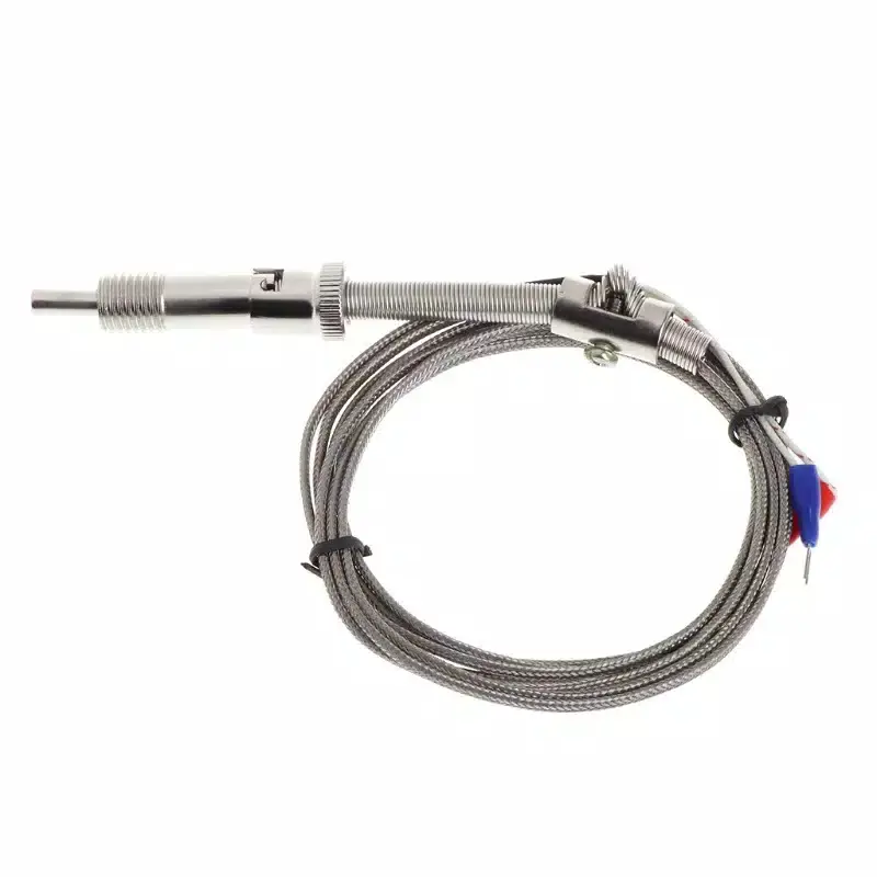 Stainless Steel Temperature Sensor K Type Thermocouple Bayonet Compres 1