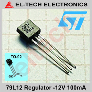 7912 79L12 L79L12 LM79L12 79L L79L LM79L 12 Voltage Regulator -12V