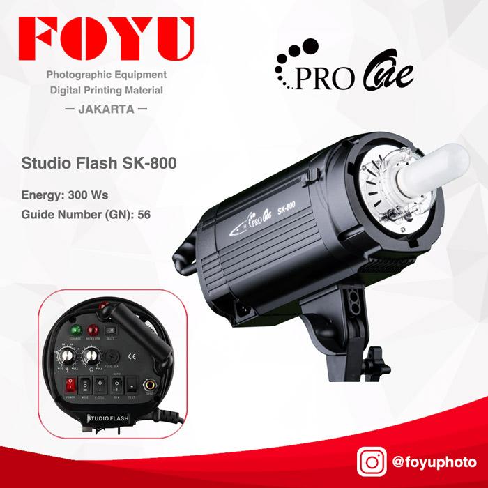 Gambar Pro One | Professional Studio Flash Pro One SK-800 dari Foyu Photo Jakarta Kota Administrasi Jakarta Selatan Tokopedia