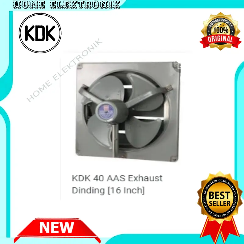 KDK EXHAUST FAN DINDING BESI AUTO FAN 40AAS 16''inch 0
