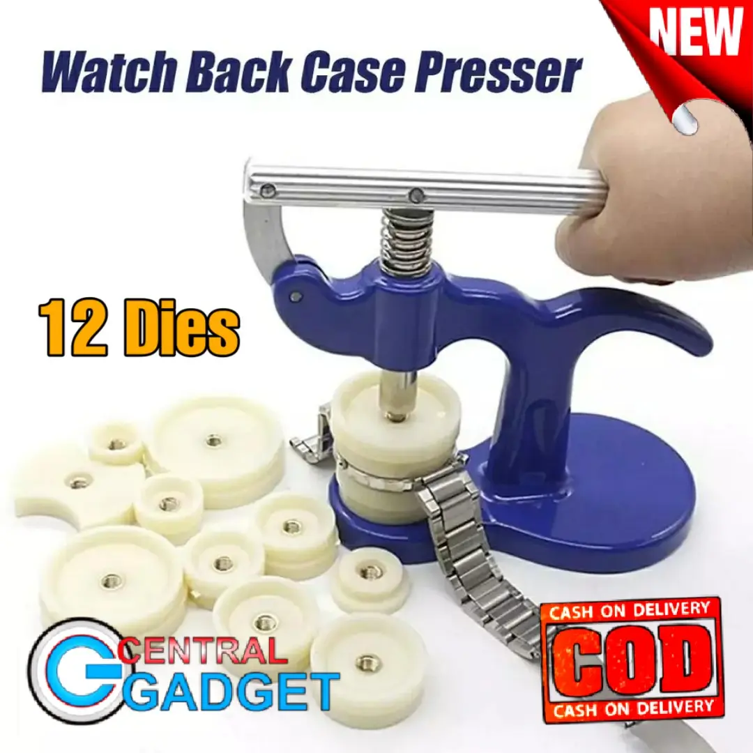 Alat Reparasi Case Jam Tangan Alat Press Penutup Cover Jam 12 Dies