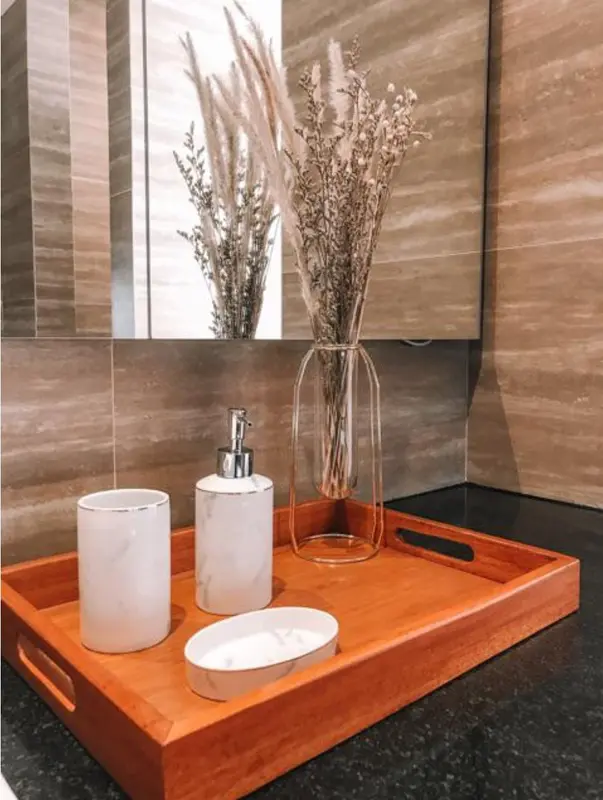 Bathroom Set Marble White / Tempat Sikat Gigi Sabun / Soap Dish Marmer 0