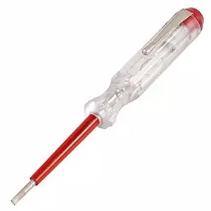 Obeng tespen test pen listrik merah lampu testpen