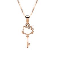 Gambar Kitten Key Pendant - Kalung Crystal by Her Jewellery - White Gold dari Her Jewellery Kota Administrasi Jakarta Pusat 3 Tokopedia