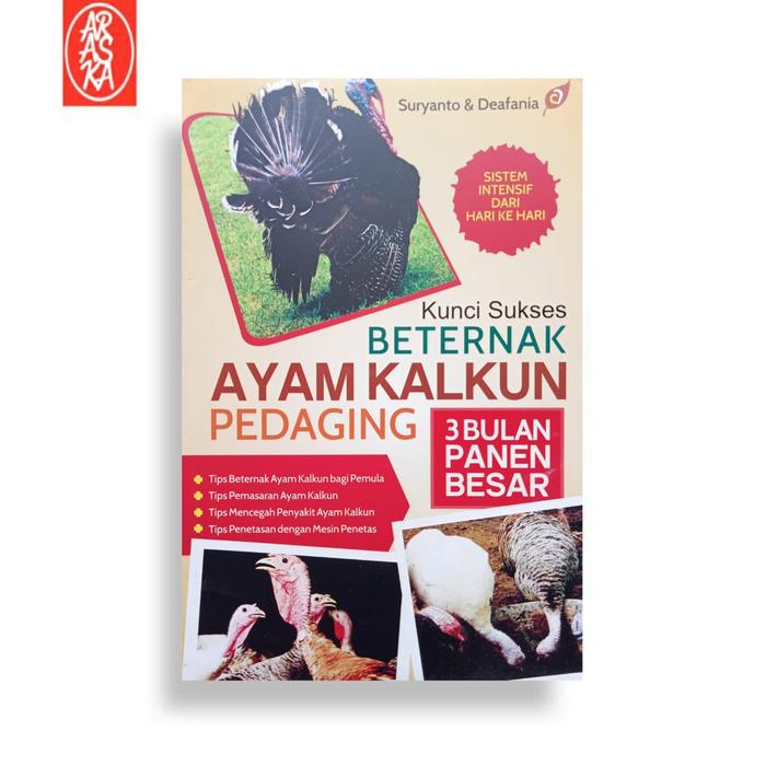 Gambar Buku KUNCI SUKSES BETERNAK AYAM KALKUN PEDAGING dari Araska Publisher Kab. Bantul Tokopedia