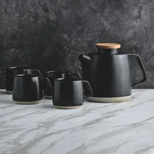 Duquet Tea Set B01 Sepia Black / Teapot Set